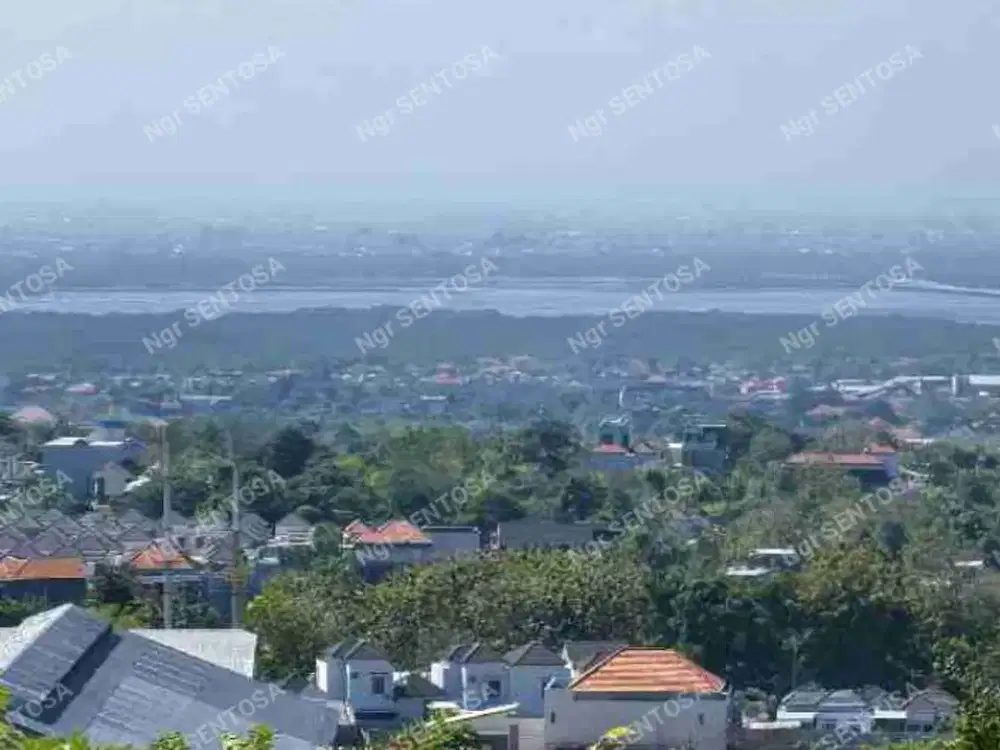 Tanah ocean view sun island hills  jimbaran bali
