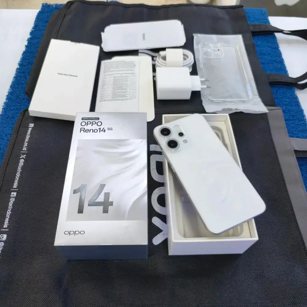 Oppo Reno 14 5G 8/256gb 99% like new Grs resmi Oppo Agustus 2026
