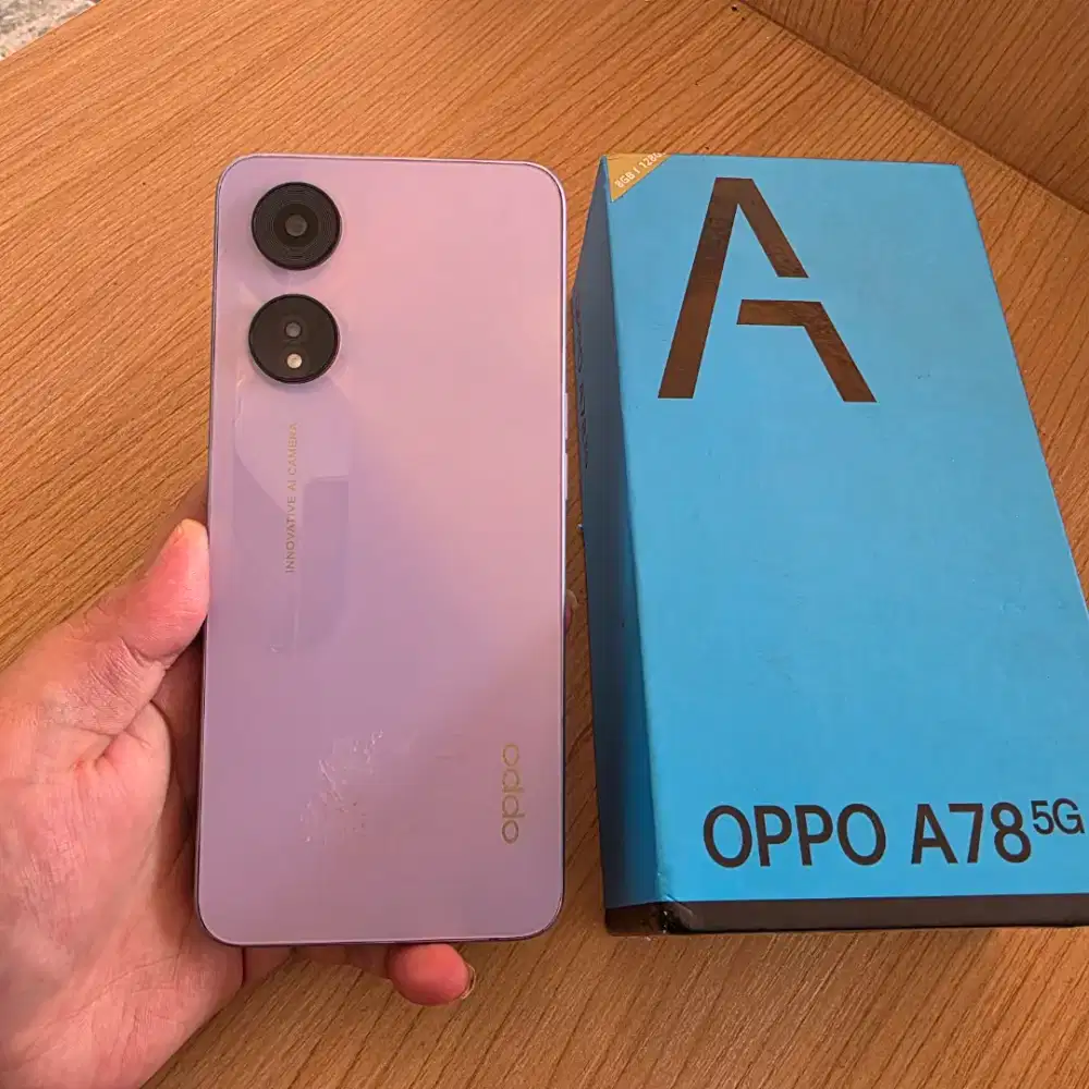 Oppo A78 5G 8/128 Fullset No Minus