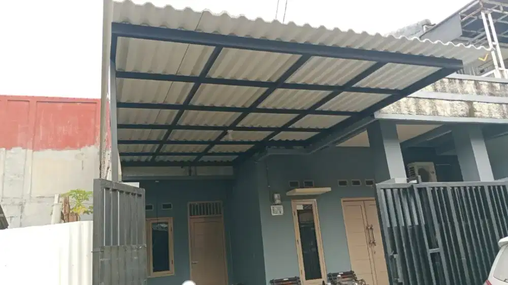 Kanopi Canopy, Kitchen Set, Tralis, Railing, Tangga, Pagar, Atap Baja