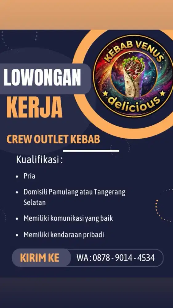 Crew kebab venus