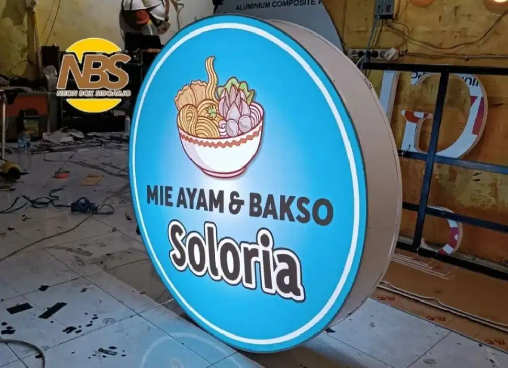Neon Box Full Akrilik 1 Sisi