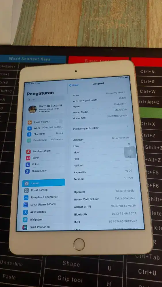 Ipad mini 4 inter 16gb
