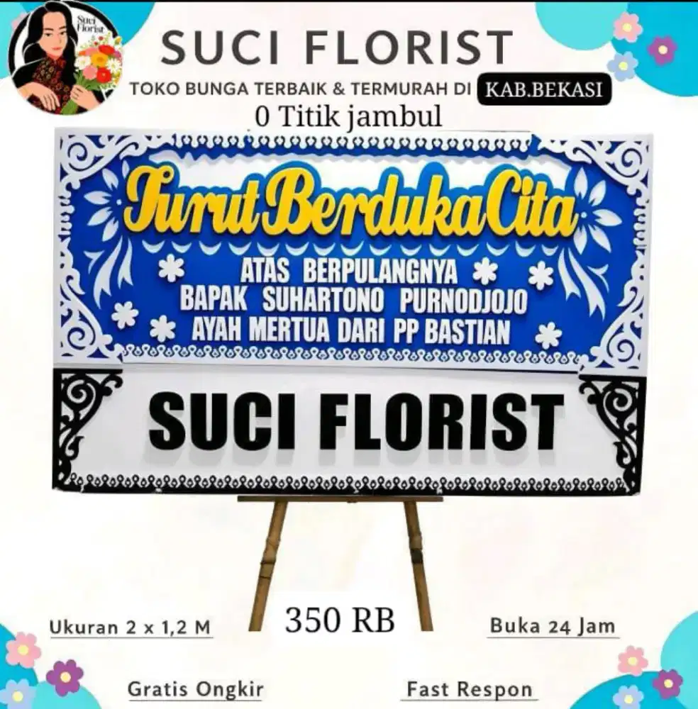 KARANGAN BUNGA DUKA CITA