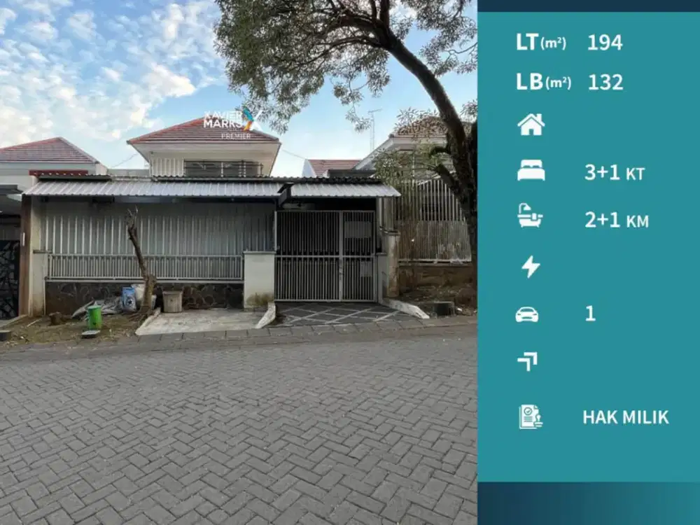 Dijual Rumah Modern Dekat Elpico di Villa Puncak Tidar Malang