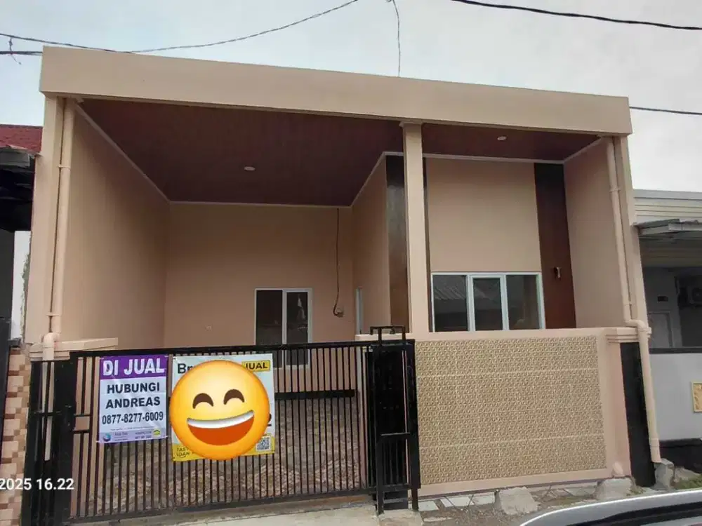 Dijual/Disewakan rumah terenovasi minimalis dengan harga murah di Harapan Indah 1 Bekasi