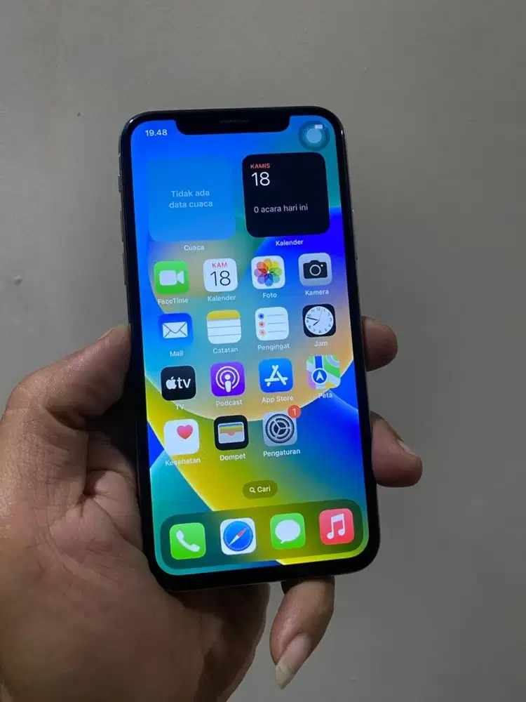 Iphone X 64gb silver imei lama gak ada minus