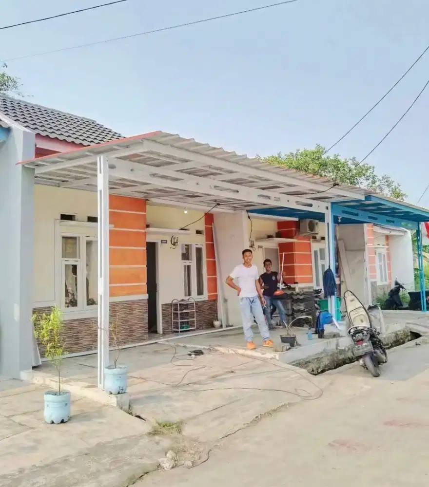 Pasang kanopi baja ringan