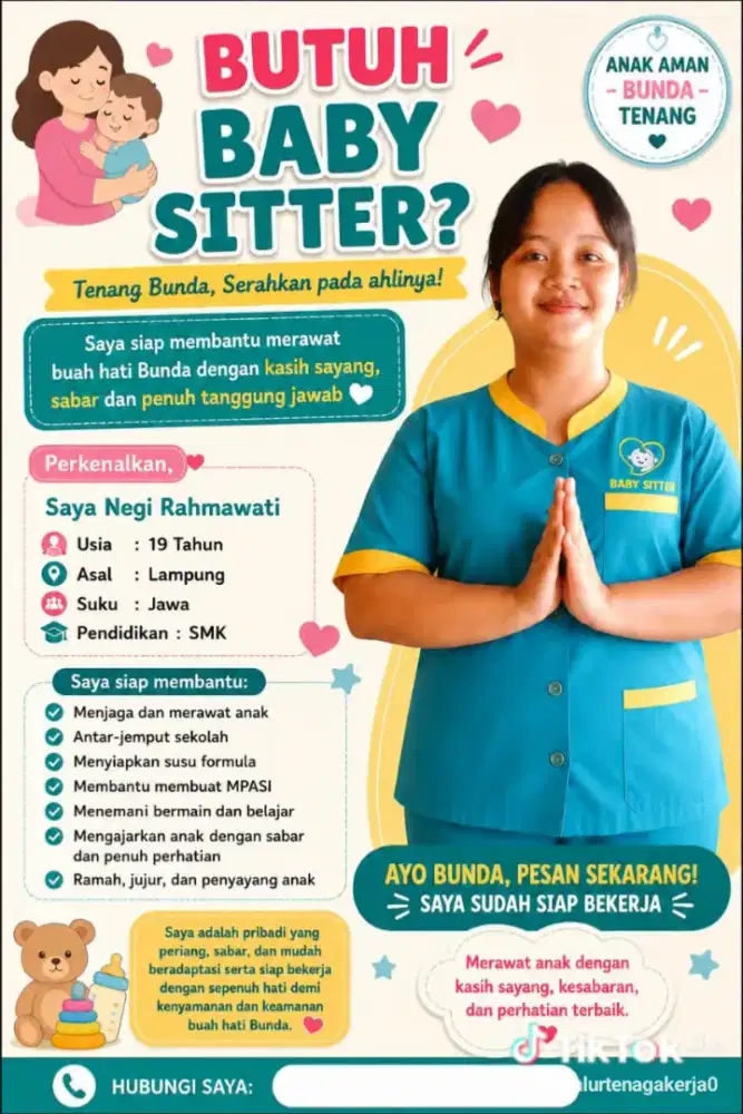 Jasa baby sitter dan Art