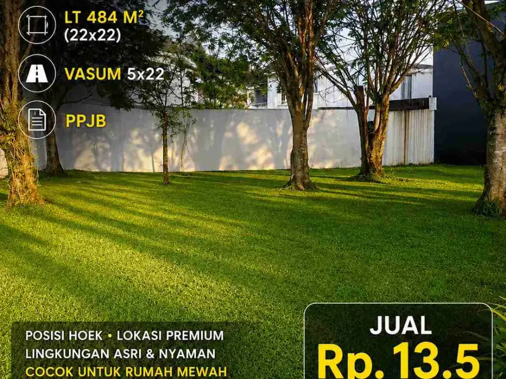 Kavling hook Siap Bangun di Bsd Victoria River Park