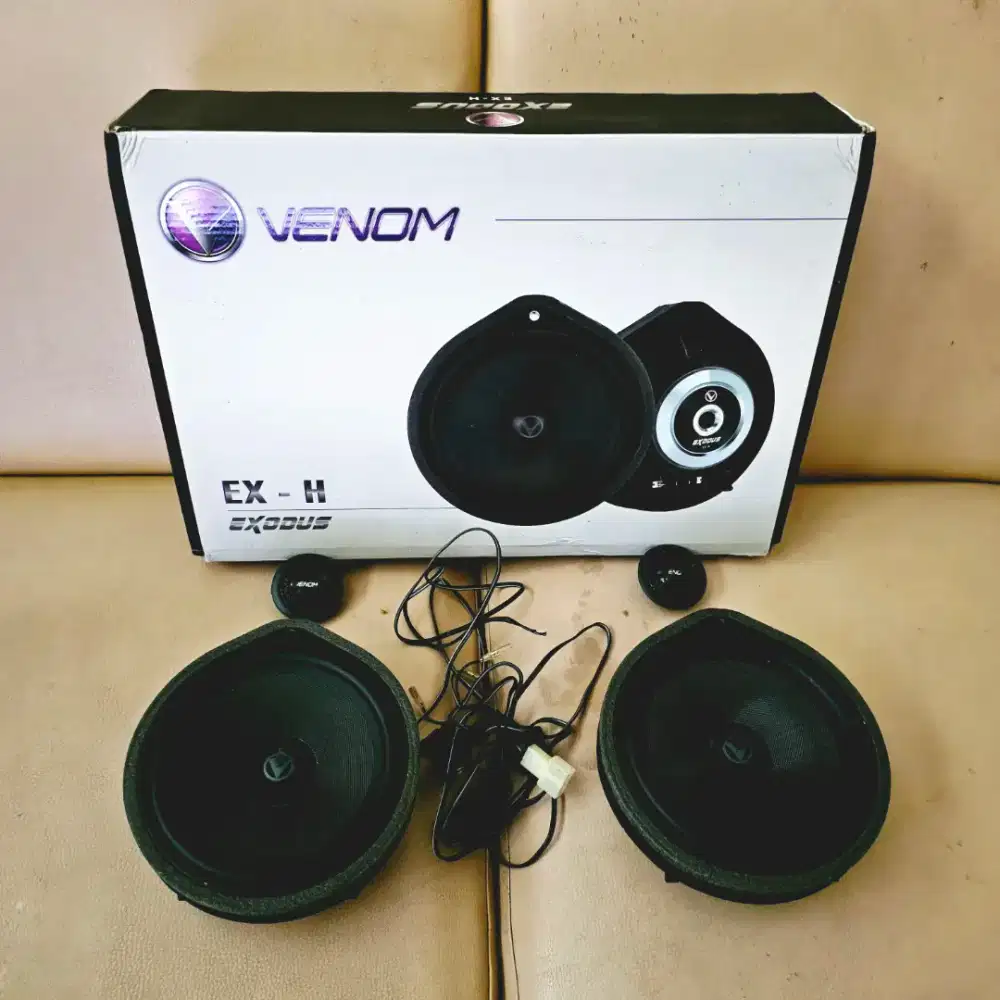 Speaker Split 2way Venom Exodus EX-H PNP Mobil Honda Original