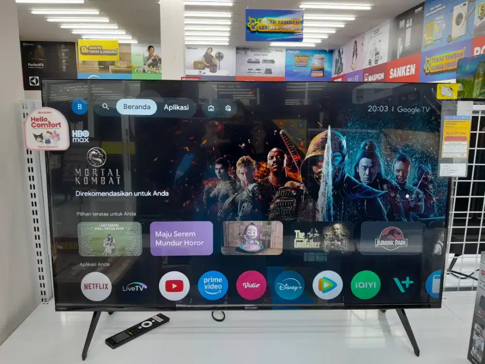 Tv sharp 43in googletv