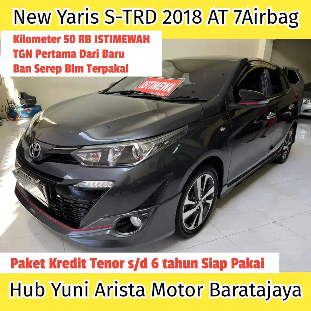New Yaris 1.5 TRD Sportivo 7AB 2018 Matic TGN1 LOWKM BanSerepBlmTurun