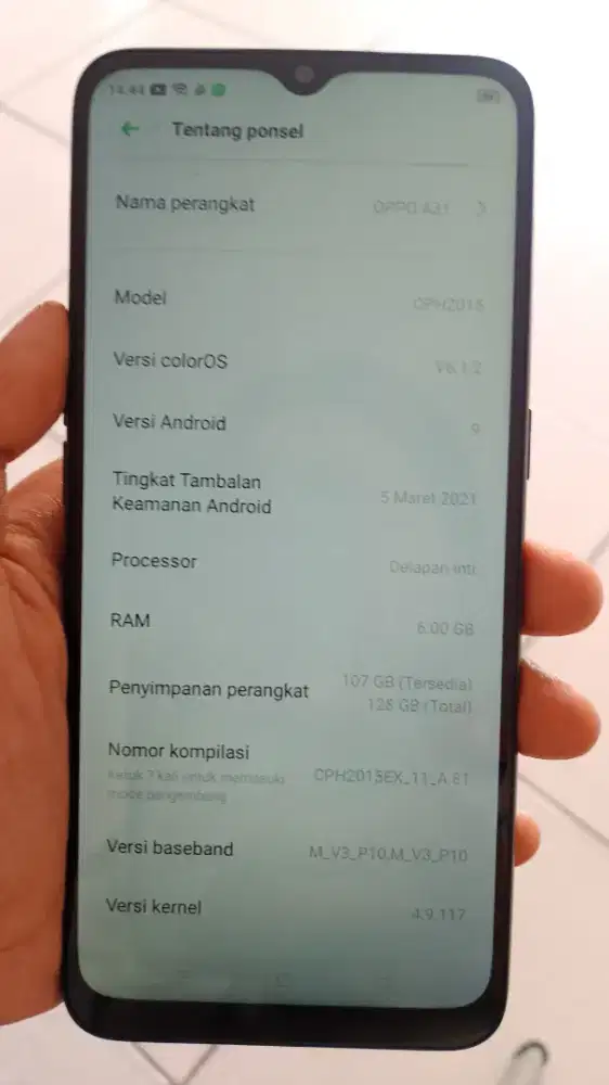 HP SECOND OPPO A31 6/128