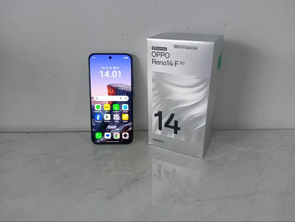 HP LikeNew OPPO Reno 14F 5G Garansi ON