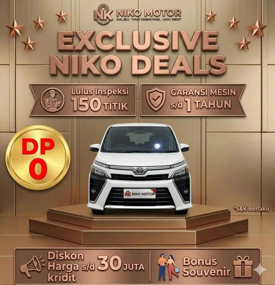 (ANTIK KM69RB) VOXY 2.0 2019 AT : 2018|2020