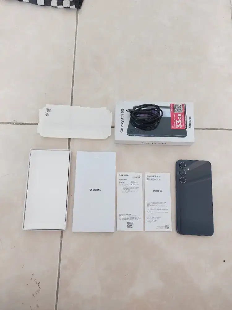 Samsung Galaxy A55 8/256GB Navy Resmi SEIN Mulus Likenewww