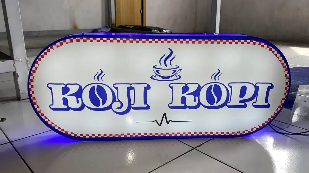 Neon Box Full Akrilik Murah 1 Sisi