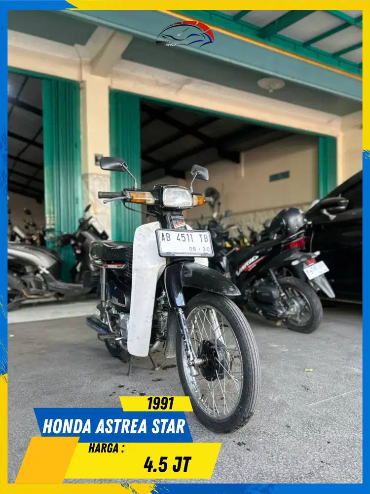 HONDA ASTREA STAR 1991 MOTOR KLASIK READY BOSS HIKMAH MOTOR KEPUH