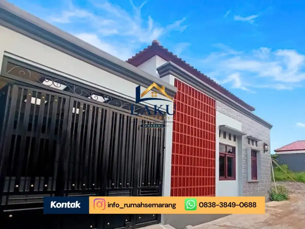 Jual Cepat Rumah Kalisegoro Sedayu Dekat UNNES 3KT 2KM - Minimalis Modern