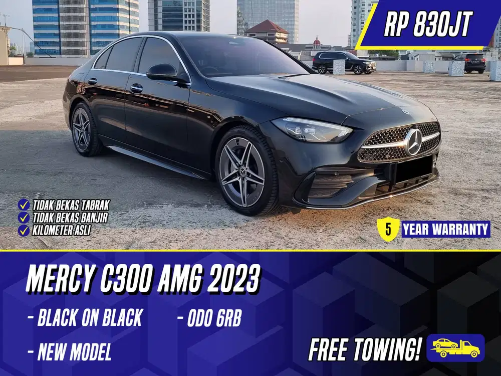 Mercedes Benz C300 AMG 2023 Black Hitam Mercy C 300