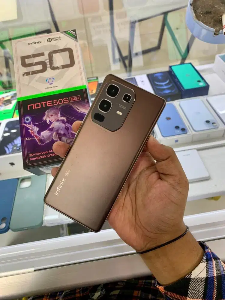 Infinix note 50s 5G 8/256gb layar cembung
