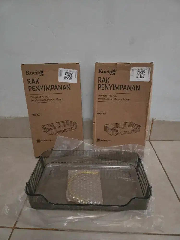 Rak penyimpanan persegi panjang 1 susun WQ-G07. Harga untuk 2 Rak