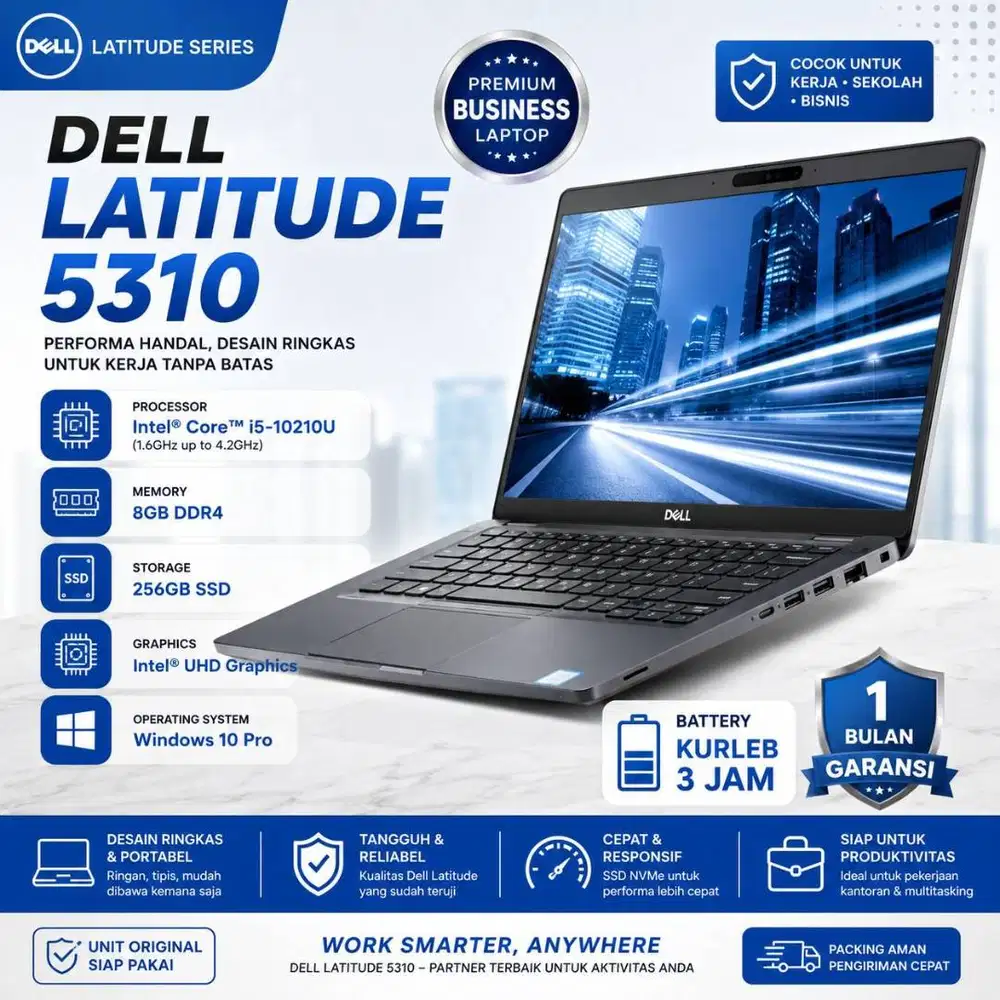 Laptop Dell Latitude 5310 | I5 - 10310 | Ram 8/256GB