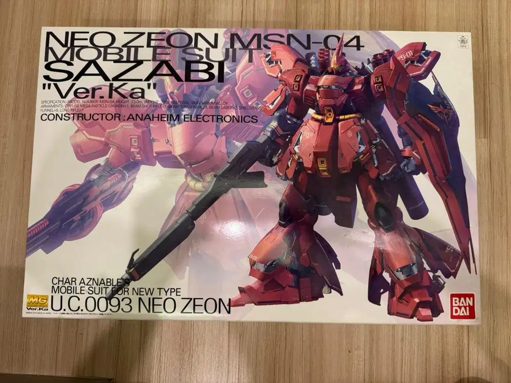 MG Sazabi Ver. Ka 1/100 Gunpla