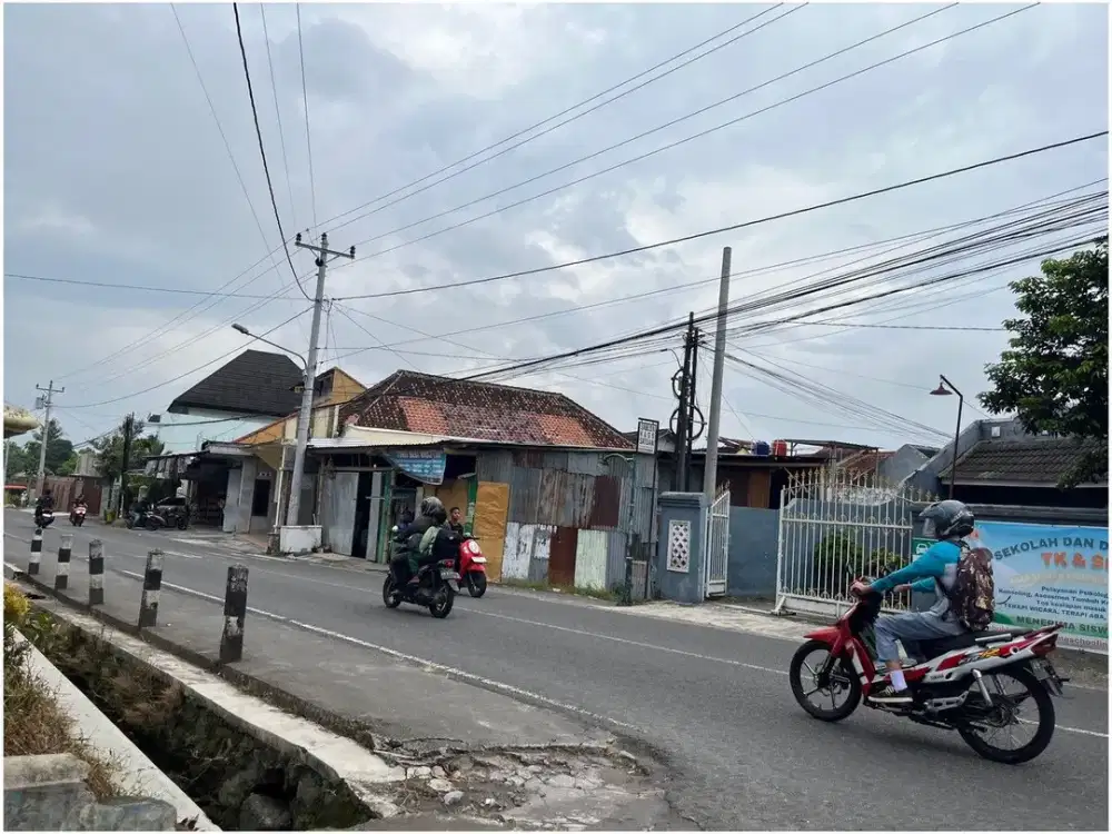 Tanah Dijual Jogja di Jl. Kaliurang Km.12 Dekat Pasar Umbul