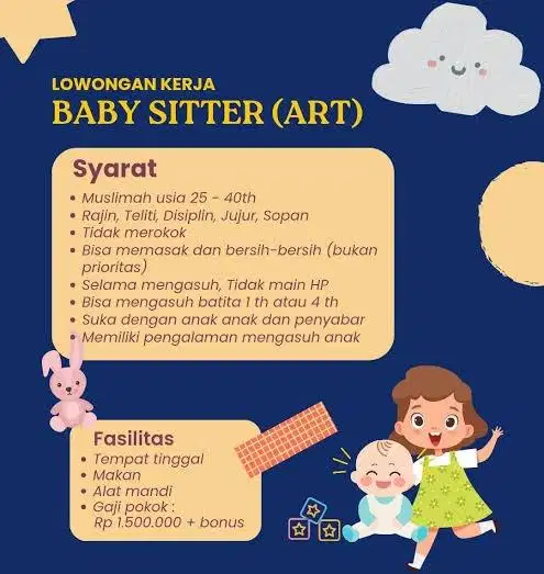 lowongan baby sister