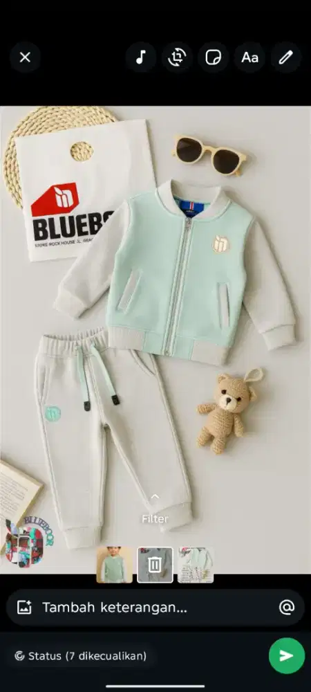 Jual sale baju jaket stelan anak