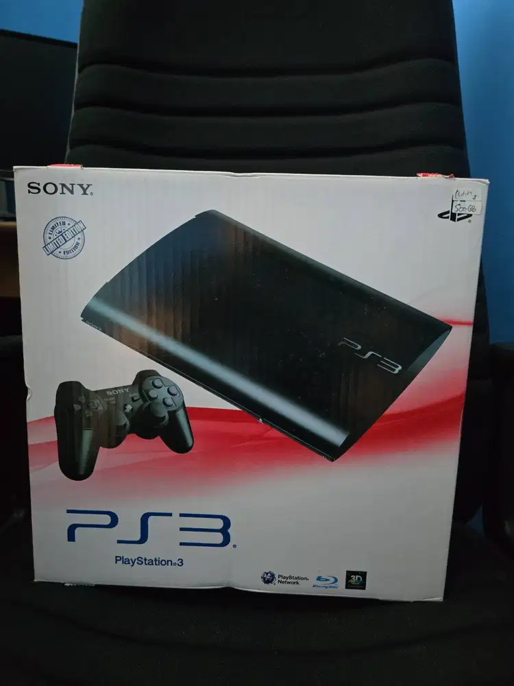 Playstation PS3 SS Black Ex Rental