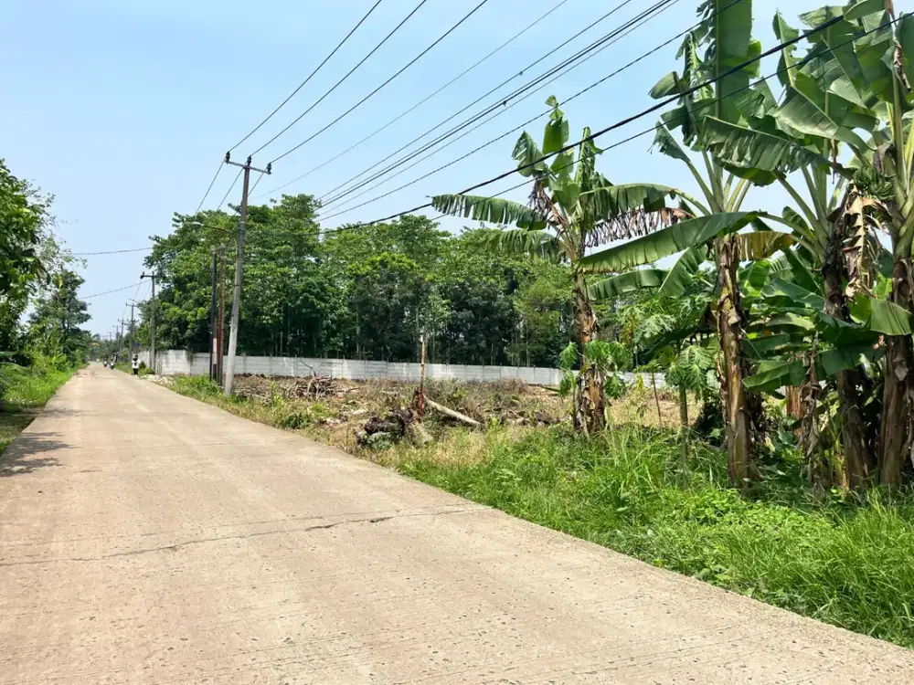 Tanah Murah SHM Pinggir Jalan Dekat Stasiun Jatake dan Tol Legok - bisa Cicilan Tanpa Bunga