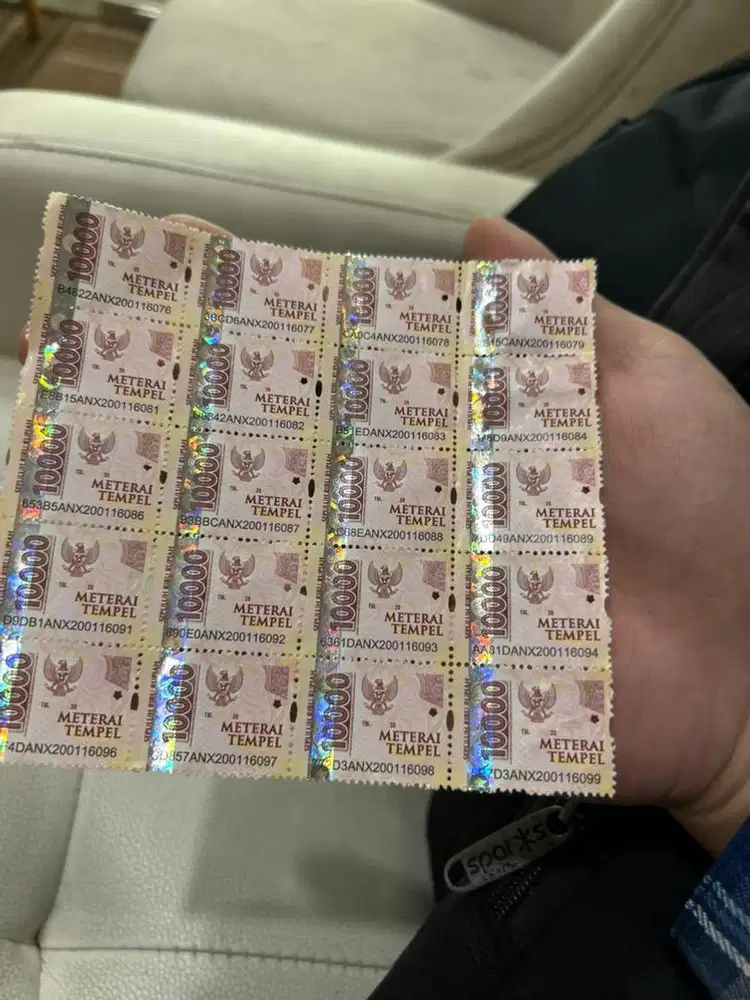 JUAL RUGI MATERAI sepuluh ribu - wajib beli semua