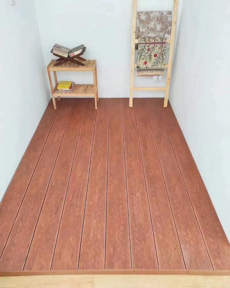 DECK LANTAI/ LANTAI TERAS/ LANTAI ANTI-SLIP/ LANTAI LUAR OUTDOOR