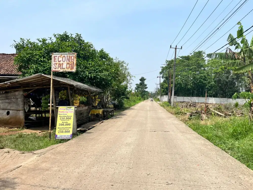 Cicil Tanah Murah di Cisauk Tanpa Bunga - SHM - Strategis Dekat Stasiun Jatake dan Tol Legok