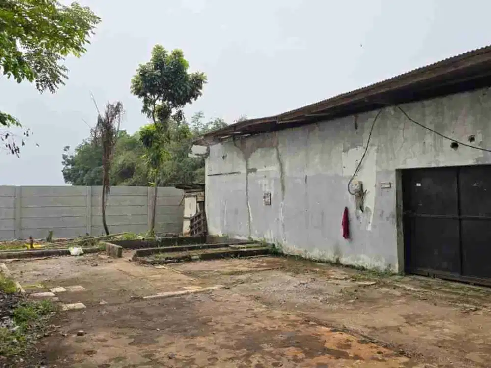 Gudang Siap Pakai Tanah Luas Di Curug Bojongsari