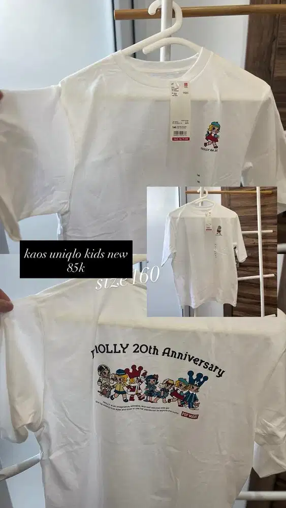 t-shirt uniqlo collab pop mart