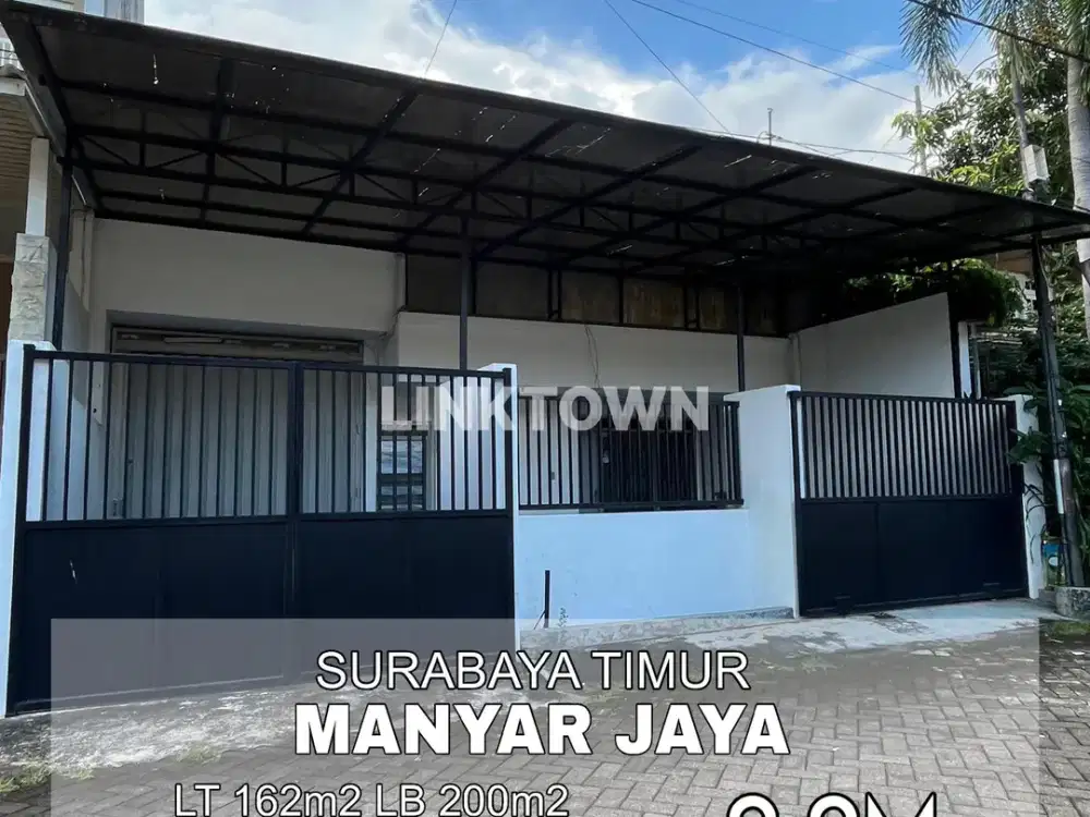 Sangat Murah dan Nego Rumah Siap Huni di Manyar Dekat Pusat Kota Surabaya