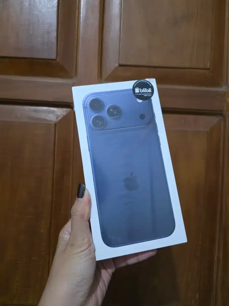 Iphone 17 promax 256gb Deep Blue baru segel bnib garansi blibli