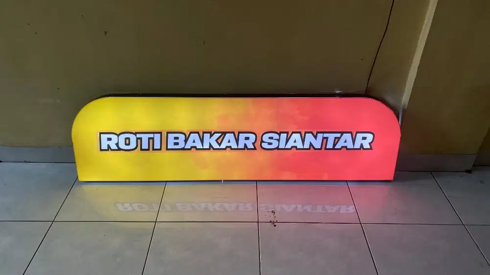 Neon Box Akrilik 1 Sisi Murah