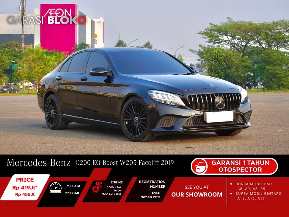 Mercedes Benz C200 W205 Facelift M264 EQ-Boost 2019