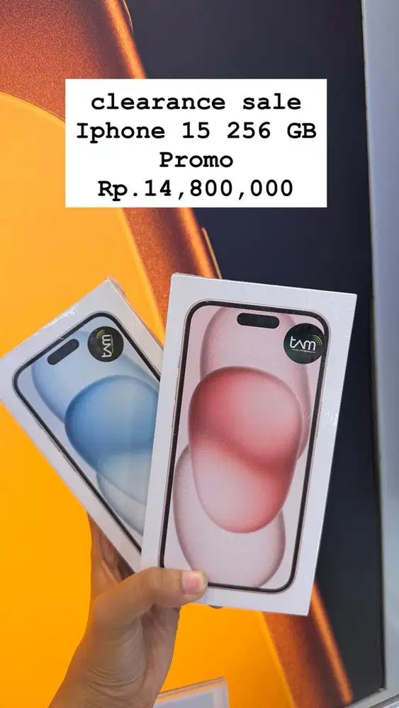 New IPHONE 15 256 Garasi resmi