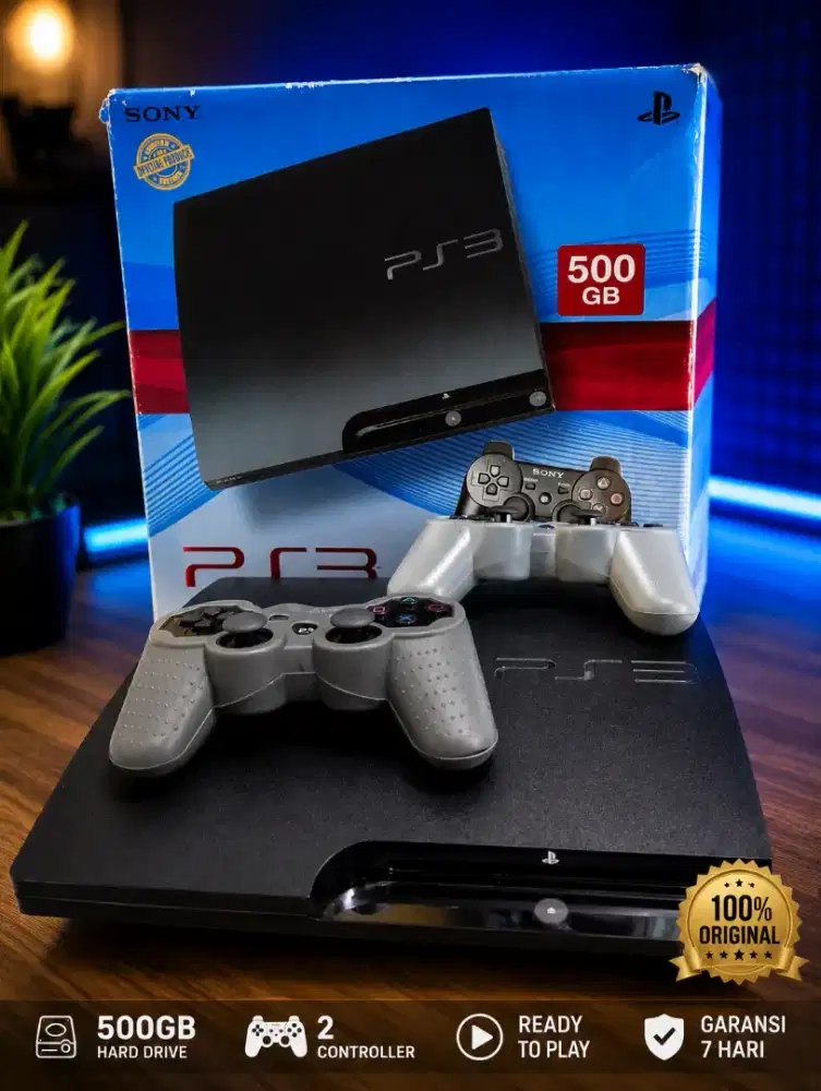 PS3 500 GB stik 2 baru baru.