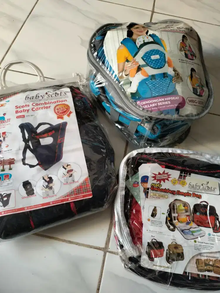 Gendongan baby dan tas