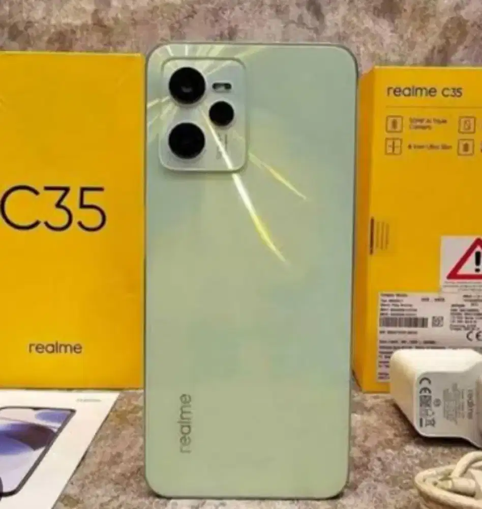 Murah hp Realme C35 4/128 LKP, bs TT