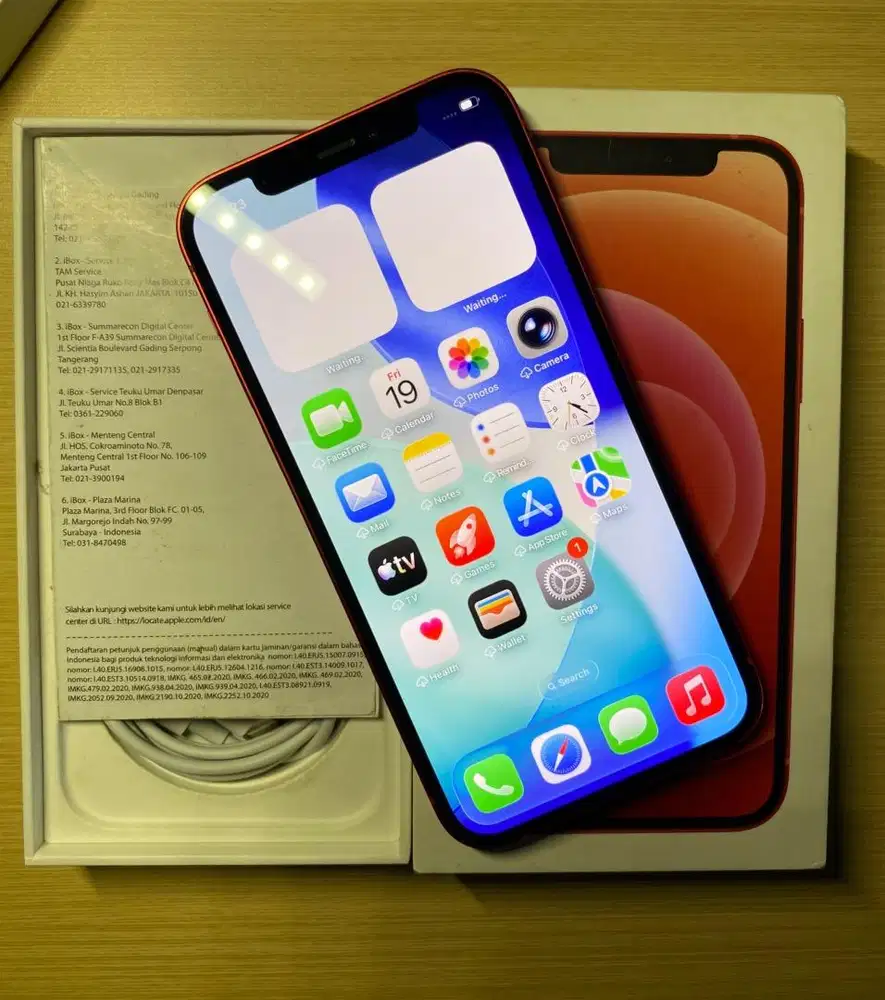 Iphone 12 64gb ibox RED mulus