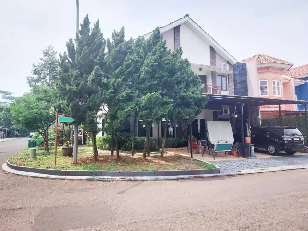 Rumah Hook Mewah Semi Furnished di De Latinos BSD City Tangerang LT 251m² Siap Huni Dekat AEON & Tol