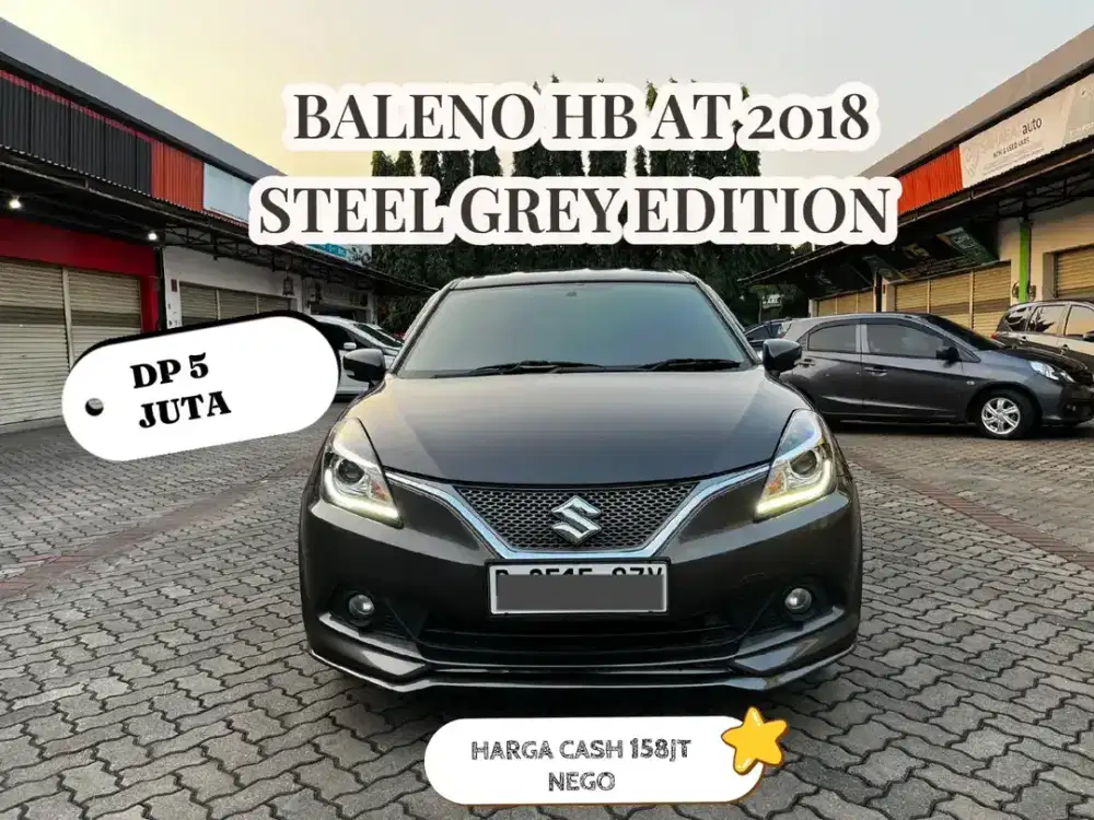 DP PROMO 5JT BALENO HB AT 2018 STEEL GREY EDITION
